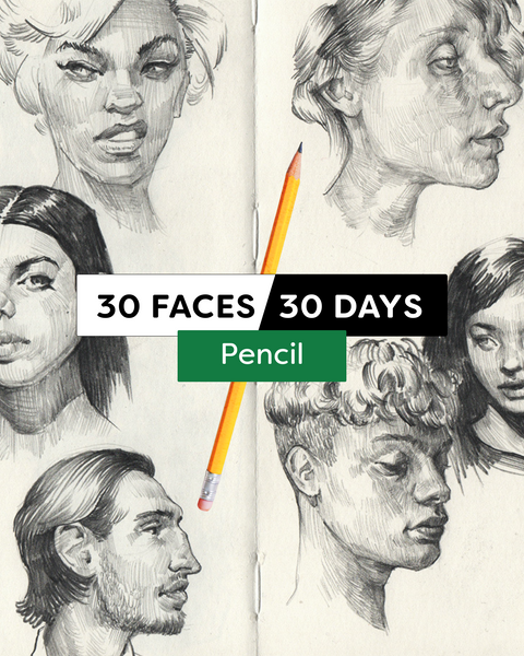 30 Faces/30 Days - Pencil (01/21)