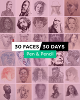 30 Faces/30 Days - Pen & Pencil (07/23)