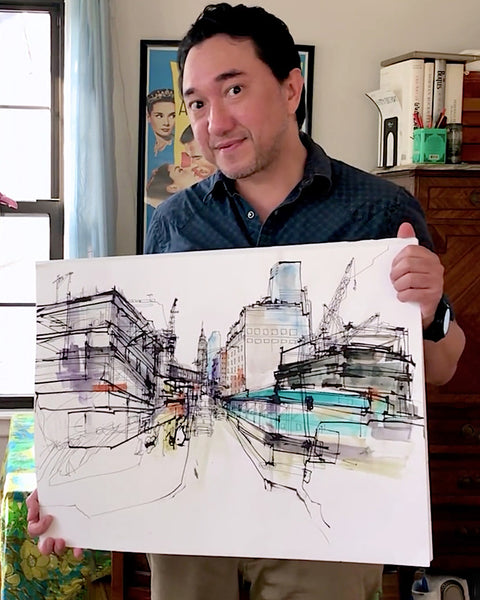 Brooklyn in Watercolor & Ink with Jedidiah Dore